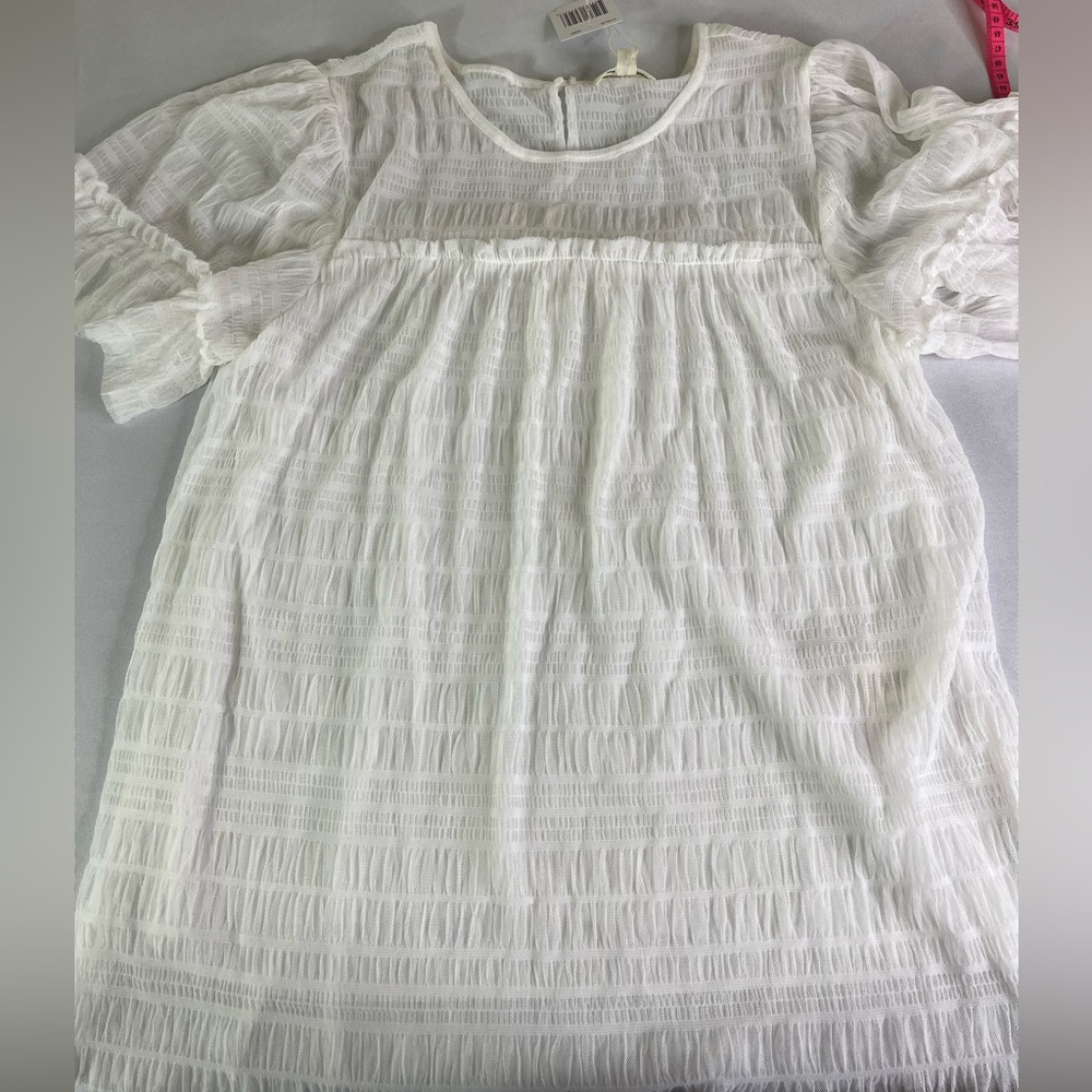 Max studio babydoll top